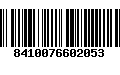 Código de Barras 8410076602053