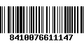 Código de Barras 8410076611147