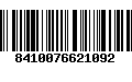 Código de Barras 8410076621092