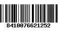 Código de Barras 8410076621252