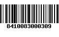 Código de Barras 8410083000309