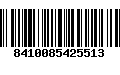 Código de Barras 8410085425513