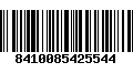 Código de Barras 8410085425544