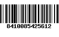 Código de Barras 8410085425612