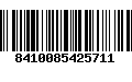 Código de Barras 8410085425711