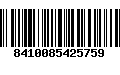 Código de Barras 8410085425759