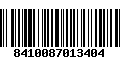 Código de Barras 8410087013404