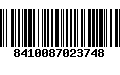 Código de Barras 8410087023748