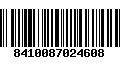 Código de Barras 8410087024608