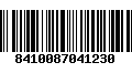 Código de Barras 8410087041230