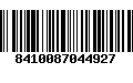 Código de Barras 8410087044927