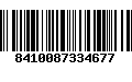 Código de Barras 8410087334677