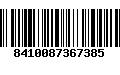 Código de Barras 8410087367385