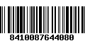 Código de Barras 8410087644080