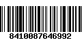 Código de Barras 8410087646992