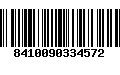 Código de Barras 8410090334572