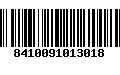 Código de Barras 8410091013018