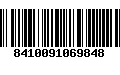 Código de Barras 8410091069848