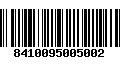 Código de Barras 8410095005002