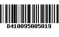 Código de Barras 8410095005019