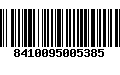 Código de Barras 8410095005385