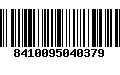 Código de Barras 8410095040379