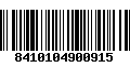 Código de Barras 8410104900915