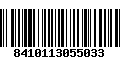 Código de Barras 8410113055033