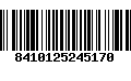 Código de Barras 8410125245170