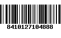 Código de Barras 8410127104888