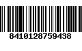 Código de Barras 8410128759438