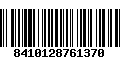 Código de Barras 8410128761370