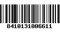 Código de Barras 8410131006611