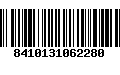 Código de Barras 8410131062280