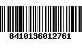 Código de Barras 8410136012761