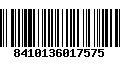 Código de Barras 8410136017575