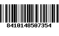 Código de Barras 8410148507354