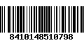 Código de Barras 8410148510798