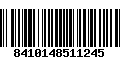 Código de Barras 8410148511245