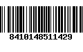 Código de Barras 8410148511429