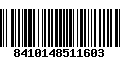 Código de Barras 8410148511603