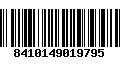 Código de Barras 8410149019795