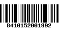 Código de Barras 8410152001992