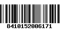 Código de Barras 8410152006171