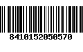 Código de Barras 8410152050570