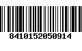 Código de Barras 8410152050914