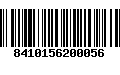 Código de Barras 8410156200056