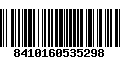 Código de Barras 8410160535298