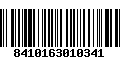 Código de Barras 8410163010341