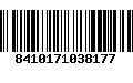 Código de Barras 8410171038177